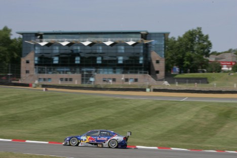 Dagens test blev en stor succes for Audi - her med Mattias Ekström i billedet